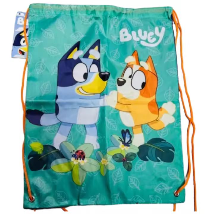 Saco Mochila Leaves Bluey 31x1x43cm. - 1