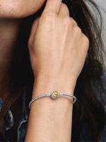 Pandora - VENTA FINAL - Pulsera con Cierres de sigilo de Las Casas de Juego de Tronos-Pandora Moments - Plata de Ley, Baño de Oro de 14 K - details 0