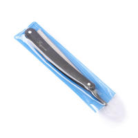 Afeitadora Manual Para Hombres 1PCS Doble Color Acero Inoxidable Cuchilla Recta Plegable Hoja De Afeitar De Acero Inoxidable - details 11