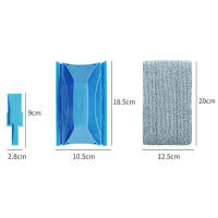 Cepillo De Limpieza Para Ralladuras De Ventanas Plegable Herramienta De Limpieza Para Ralladuras De Puertas Deslizantes Y Polvo De Mesas Material Ecológico Plástico - details 8