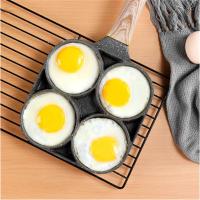 Sartén Antideslizante Para Huevos Y Hamburguesas De 4 Agujeros Grilled Steak Cocina Por Inducción Antiadherente Y Engrosada Para Desayuno - details 2