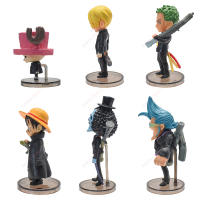 Set De 6 Figuras De Acción One Piece Anime Luffy Chopper Sanji Zoro Brook Q Versión 26ta Generación Juguetes PVC Modelo Para Niños - details 5