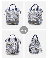 Bolso De Diaper Para Mamá Con Gran Capacidad Organizadora Bolsa De Bebé Con Estampado Floral Bolso De Mano De Moda Para Mujer Bolsa De Lactancia - details 13