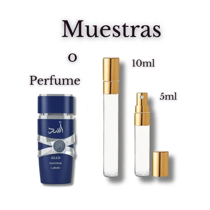 Lattafa Asad Zanzibar Perfume para Hombre, con notas especiadas y frescas - 1