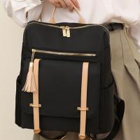 Mochila de viaje, cartera para Mujer, hombre, para la Universidad, personales, Bolso de viaje, beige color, Bonita, Ligera, mochila de trabajo, mochila de Nailon para Mujer - details 3