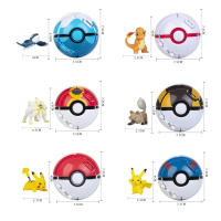 Figura De Acción Pokemon Bola Elf Pokémon Con Pikachu Charizard Blastoise Mewtwo Variante De Pokeball Juguete De Modelado Regalo Para Niños Y Adultos - details 5