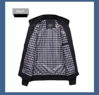 Chaqueta De Moda Para Hombre Casual De Primavera Y Otoño Abrigo Grande Y Suelto Estilo Dad Con Bolsillos Cierre De Cremallera - details 8