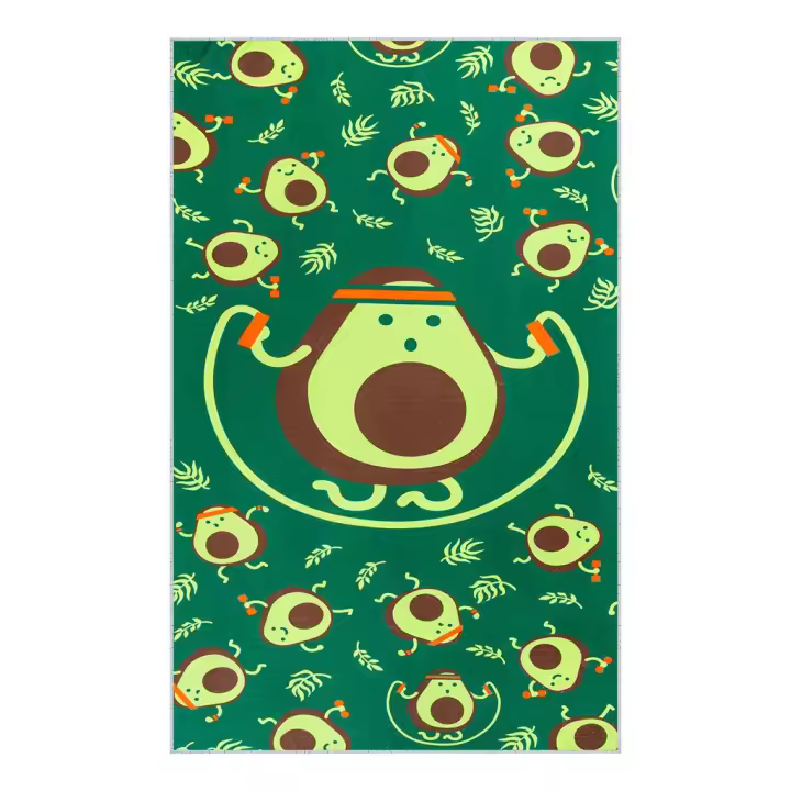 Toalla de Playa Grande,Toalla para gimnasio y piscinas, 100 X 160 cm, 100% Poliéster, Ultra-ligera y Secado rápido, Toalla de Camping con diseño original - 1