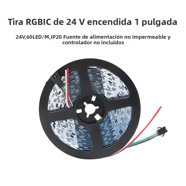 Tiras De LED WS2811 RGBIC Inteligentes 24V 5M 10M 15M 20M Control Por Alexa Wifi Luz De Píxel Flexible 5050 Para Decoración De Hogar - 1