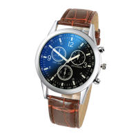 Reloj De Lujo De Cuarzo Con Dial De Acero Inoxidable Reloj Casual De Pulsera Material De Correa De Cuero Estilo Fashion & Casual - details 16