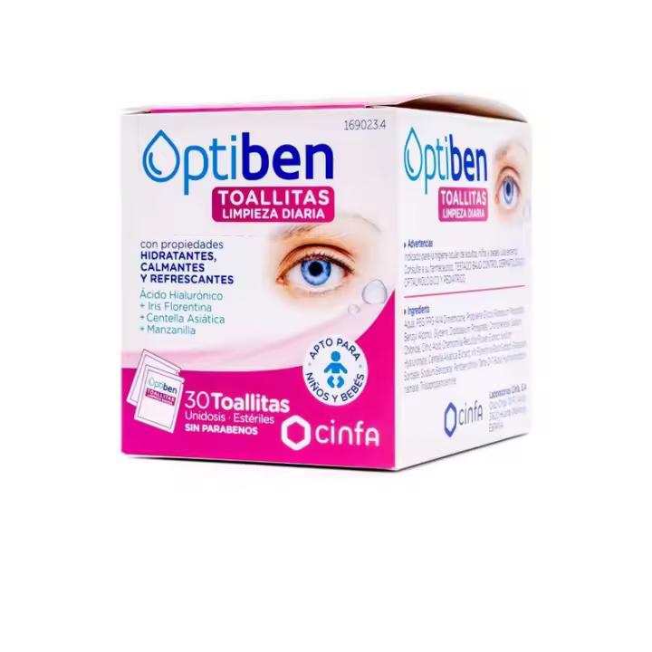 OPTIBEN Toallitas Limpieza Diaria 30 unidades ✅ Entrega 24/72h - 1