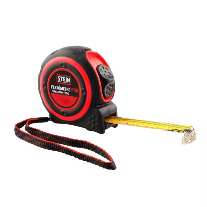 Flexómetro Stein Profesional con Funda de Goma 5m x 19mm con Imán - 1