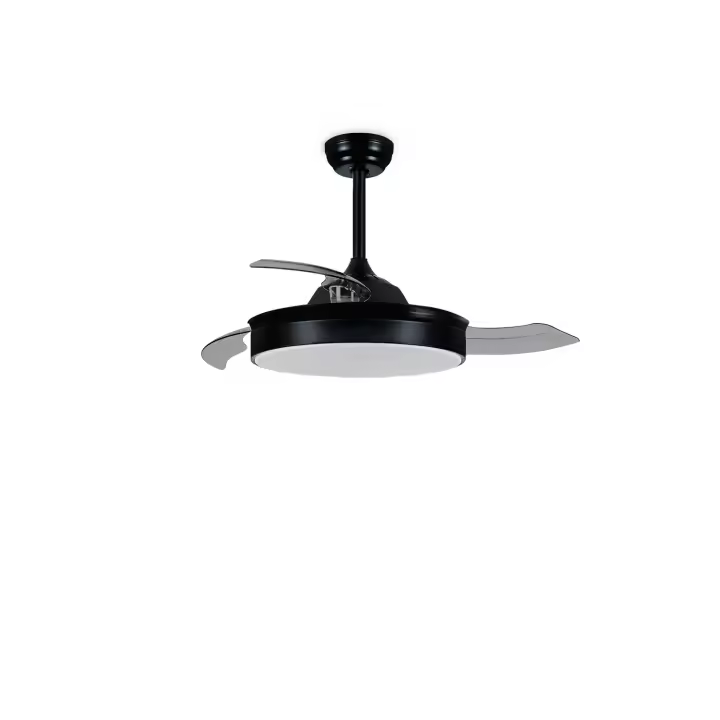 Create - Ventilador de Techocon Luz LED y Control Remoto - 6 Velocidades, Tamaño Ø108cm -  WIND CLEAR - 1