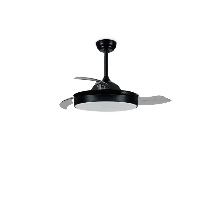 Create - Ventilador de Techocon Luz LED y Control Remoto - 6 Velocidades, Tamaño Ø108cm -  WIND CLEAR - 1
