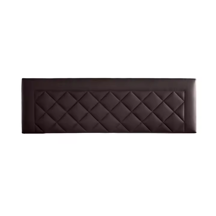 Häusbed Confort SL - Cabecero de Cama 120 - 145x50x7 DOMUS Tapizado Polipiel Chocolate - 1