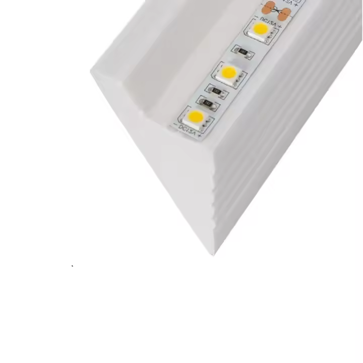 Ledkia Moldura para Tira LED 2m Diagonal Modern Blanco - 1