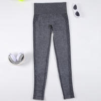CHRLEISURE Pantalones De Yoga Para Mujer Lavados Leggings De Fitness Con Aros Treggings Elásticos Para Correr Actividad Física De Gimnasio - details 2