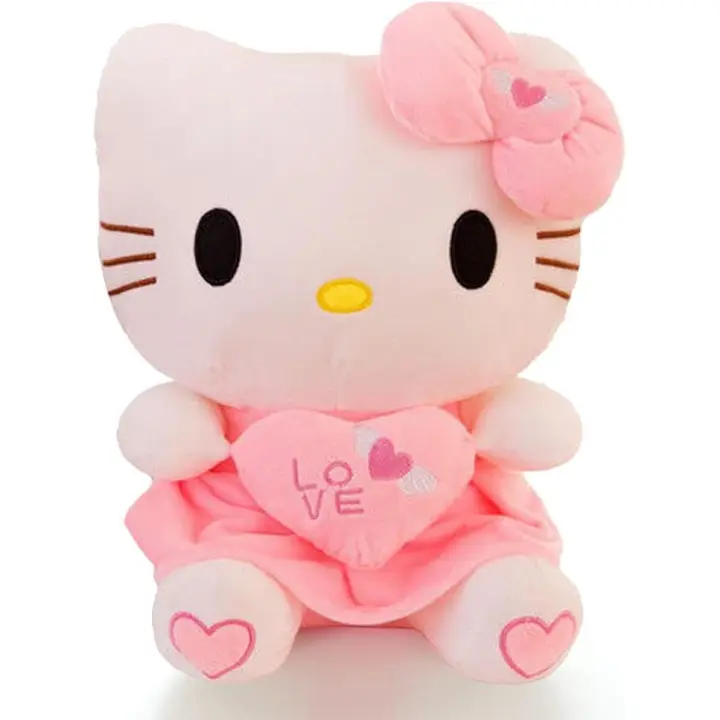 Muñeca de felpa, 30 cm Hello Kitty Juguete de felpa, Dibujos animados Lindo Hello Kitty Juguete Regalos, Muñecos Lindo de felpa, Creative para niños Amigos DE LA Familia - 1