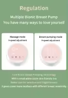 Bomba De Pecho Eléctrica Inteligente Con Alta Succión Bomba De Leche Posparto Portátil Sin Dolor Y Silenciosa Para Mujeres Enfermas - details 13