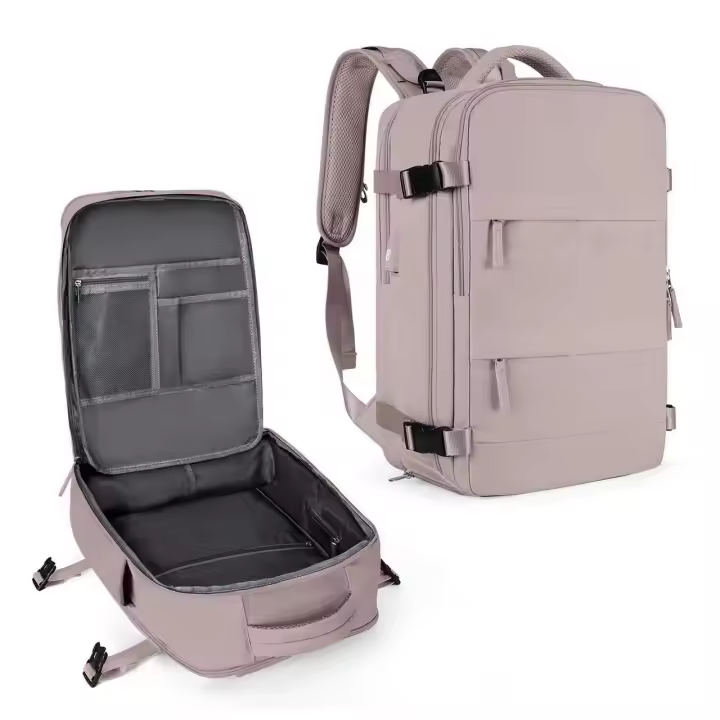 Mochipa Viaje avion cabin 40x20x25, MoChila de Viaje Ryanair Unisex, de Nylon, Patrón Sólida, Para Porter Equipamiento Personal y Portátil - 1