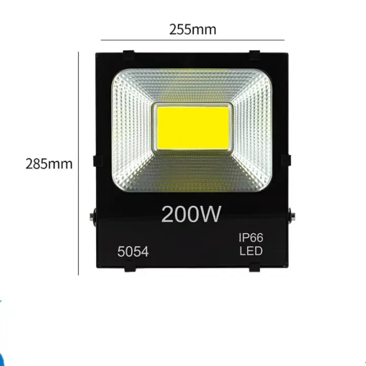 Lámpara De Pared Exterior LED 50W-200W Farol De Alta Potencia COB Impermeable Para Iluminación De Jardín Y Gimnasio Proyección Luz - 1