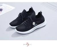 Zapatos casuales Flyknit, zapatos deportivos de moda para mujer, zapatos de estilo coreano que combinan con todo, zapatos de mujer - details 5