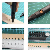QJH Herramienta De Perforación De Cuero Redonda Desmontable Tamaños Variados 2.0/2.5/3.0/3.5/4.0/4.5/5.0mm Para Venta Al Por Mayor Y Por Piezas - details 3