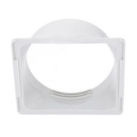 Conector De Tubo De Esguiche Para Aire Acondicionado Universal De Diseño Redondo ABS Portátil Para Hogar Adaptador De Hilo Redondo - details 1