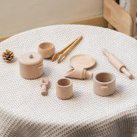 Juego De Rompecabezas Sensorial Montessori Set De Cocina Simulado Juguetes De Madera Para Educación Temprana Experiencia Familiar Edad Infantil - details 5