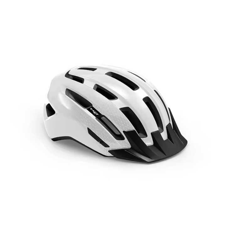 Casco MET DOWNTOWN Blanco-Negro S-M(52-58) - 1
