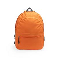 Mochila básica unisex de color liso, bolsillos con cremallera, redecilla lateral, tiras y espalda acolchadas, Le Côté Chic - details 6