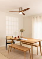 CREATE - Ventilador de techo 40W silencioso Ø132 cm, 6 velocidades, Función Invierno/Verano - Motor Níquel - WIND STYLANCE - details 0