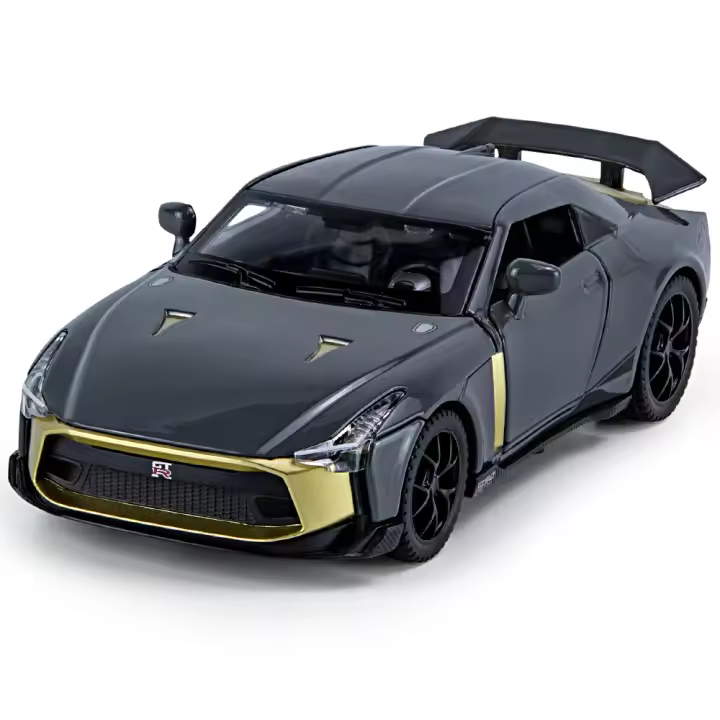 Modelo De Coche Supercar Ares GTR50 a Escala 1/32 En Aleación De Metal Con Sonido Y Luz Juguetes Colección Para Niños Regalos - 1