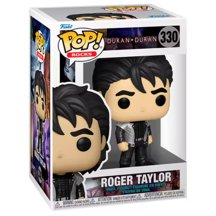 Figura Pop Rocks Duran Duran Roger Taylor-Figura de Vinilo Coleccionable - Idea de Regalo- Mercancia Oficial - Juguetes para Niños y Adultos - Movies Fans - Muñeco para Coleccionistas y Exposición - 1