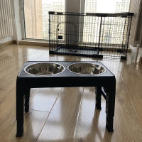 BOOTEELY Cuenco De Alimentación Elevado Para Perros Con Soporte Ajustable Y Doble Cuenco De Acero Inoxidable Para Alimentos Y Agua Para Perros Pequeños Medianos Y Grandes - details 7