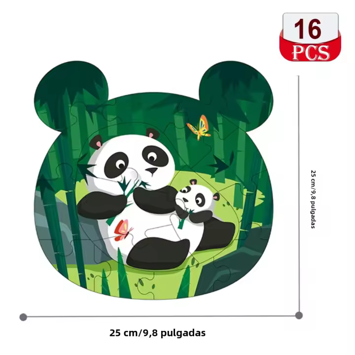 Rompecabezas De Dinosaurio Hahowa Para Niños Juguete Educativo De Formas De Animales De La Ciudad Regalo De Navidad - 1