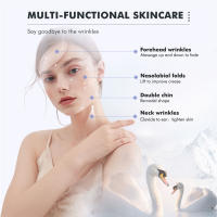CkeyiN Máquina De Levantamiento Facial Y Cuello Masajeador Fototerapia Instrumento De Masaje Ocular Vibración Antirrugas Eliminador De Doble Mentón - details 10