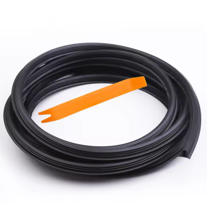 Tira De Goma Para Automóvil 1.6M Aislamiento Acústico Y De Ruido Universal Para Pantalla Del Tablero Resistente Al Clima - 1