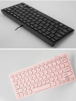 Teclado De Ordenador Mini Con Interfaz USB Teclado De Oficina Para Laptop Y Computadora De Escritorio Silencioso Y Con Cable - details 12