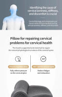 Almohada De Cervical Ergonómica De Espuma De Memoria Almohada De Contorno Para Dormir De Lado Ayuda Ortopédica Suave Y Cómoda Soporte Para El Cuello - details 9