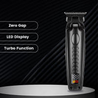 Cortadora de pelo para grasa Cortadora de pelo eléctrica recargable Pantalla digital LCD Función de grabado Cortadora de pelo con gradiente - details 0