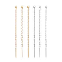 10pcs Gancho Para Pendientes De Acero Inoxidable Galvanizado Dorado 8cm Hebillas Para Joyería DIY Para Mujeres Pendientes Colgantes - details 0