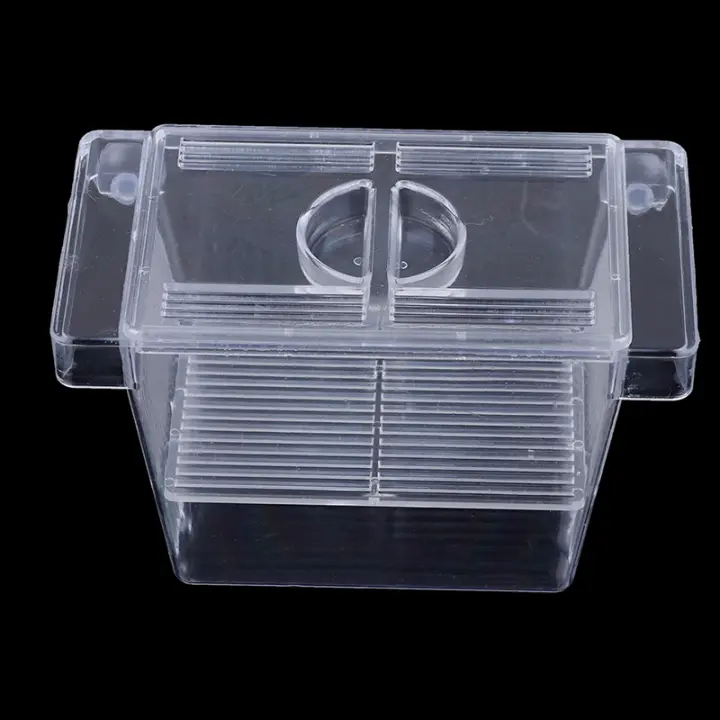 Caja De Cría Para Acuarios Tanque De Peces Guppy Doble Enceguecimiento Reproductor Trampa Hatchery JETTING Origien China Continental - 1