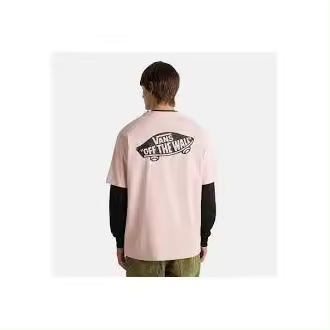 Camiseta Hombre  Vans Style 76 II Loose  Rosa - 1