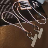 Lanyard De Teléfono Con Diamantes Brillantes Cuerda Antipérdida Para Llaves Accesorios De Teléfono Unisex Material De Poliéster - details 0