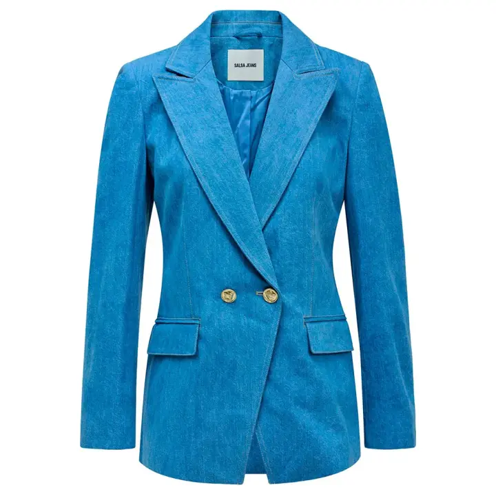 Ropa mujer Chaquetas Salsa Jeans Chaqueta 21009810 Azul - 1