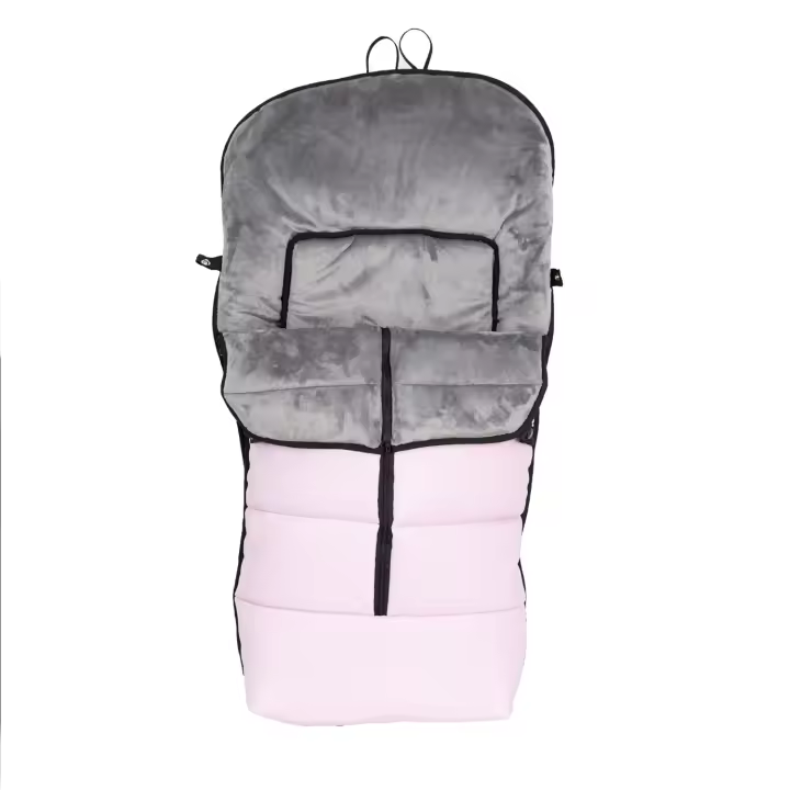 Saco Silla paseo Universal Invierno, Saco Carro Bebe Universal con Forro Polar Térmico y Pelo, Saco Carro Bebe Invierno Impermeable Estilo Polipiel - 1