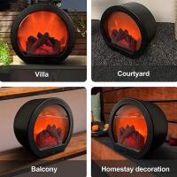 LED interior para chimenea, simulación de Estusta LED de escritorio, Indoor LED with simulación de llama realista,chimenea - details 4
