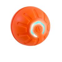 Pelota de juguete giratoria para perro, juguete interactivo para masticar con movimiento automático, inteligente, USB, para cachorro - details 0