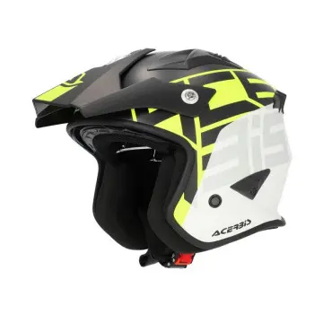 Casco Acerbis Jet Aria Graphic Negro/Amarillo Fluo 22.06 0026602.457 - 1